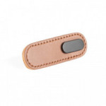 TIRADOR PIEL MODELO OBLONG ACABADOS NEGRO, BEIGE Y MARRÓN
