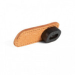 TIRADOR PIEL MODELO OBLONG ACABADOS NEGRO, BEIGE Y MARRÓN