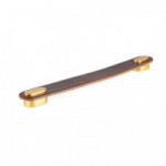 TIRADOR PIEL MODELO OBLONG ACABADOS NEGRO, BEIGE Y MARRÓN