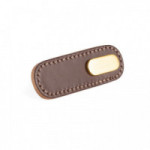 TIRADOR PIEL MODELO OBLONG ACABADOS NEGRO, BEIGE Y MARRÓN