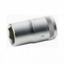 LLAVE VASO CUADRADILLO 1/2 BOCA HEXAGONAL SERIE CORTA. ACERO CROMADO O NIQUELADO. LLAVE VASO PARA CARRACA. '' - ALYCO