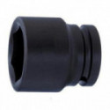 LLAVE VASO DE IMPACTO DE BOCA HEXAGONAL SERIE CORTA. ACERO ALEADO. HEXAGONAL INTERNO. 3/4''