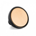 POMO ZAMAK/MADERA MODELO BOL ø45 ACABADOS NEGRO, SAPELLY, HAYA, BLANCO