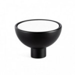 POMO ZAMAK/MADERA MODELO BOL ø45 ACABADOS NEGRO, SAPELLY, HAYA, BLANCO