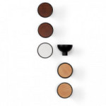 POMO ZAMAK/MADERA MODELO BOL ø45 ACABADOS NEGRO, SAPELLY, HAYA, BLANCO