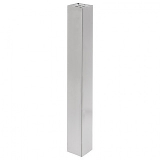 COLUMNA 80X80 PARA BASE PLANA CUADRADA EFECTO INOX H710 2