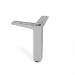 PATA METÁLICA ZAMAK QUADRO ACABADO GRIS RAL ALTURA H90