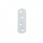 PLACA RECTA ZINCADA 37MM / 96,9MM