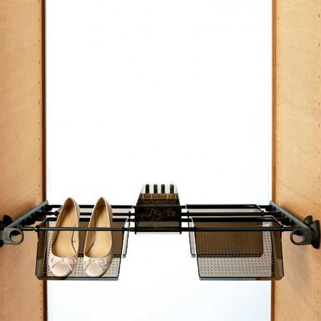 PANTALONERO BANDEJERO EXTRAÍBLE CON BANDEJA PARA ARMARIO SERVETTO