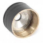 SOPORTE LATERAL PARA TUBO REDONDO NEGRO Ø12-Ø25