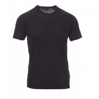 CAMISETA TÉCNICA LISA. 100% POLIÉSTER. MANGA CORTA. COLOR NEGRO. USO CASUAL O LABORAL LIGERO. PESO 150 G/M² - PAYPER 2