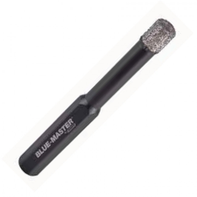 BROCA DIAMANTADA PARA PORCELÁNICO. ACERO NEGRO. VÁSTAGO CILÍNDRICO LISO - BLUE MASTER