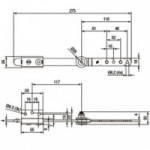 FRICCO STRETCH JUEGO DE RESORTE COMPÁS 270º PARA SOFÁ