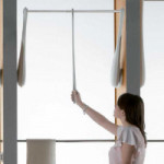 PERCHERO ABATIBLE PARA ARMARIO ONLY BLANCO NÍQUEL 600-1000 MM SERVETTO