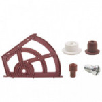 ZAPATERO DE DOS ESTANTES DE PLÁSTICO MARRÓN - VOLKO