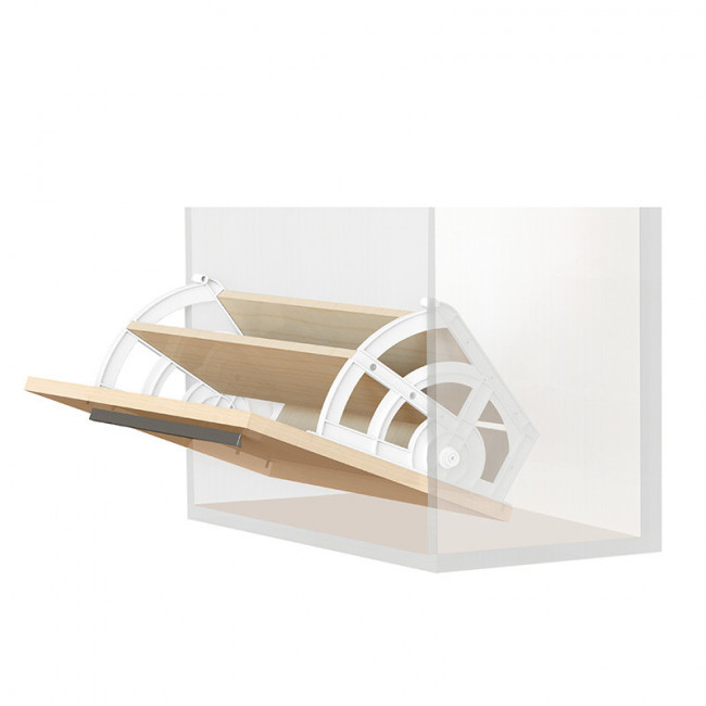 ZAPATERO DE DOS ESTANTES DE PLÁSTICO...