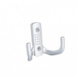 PERCHA COLGADOR DOBLE BRAZO DE ZAMAK PARA PARED