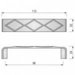 AXOS TIRADOR AZAMAK. ELEGIR DISTANCIA ENTRE CENTROS Y ACABADO.