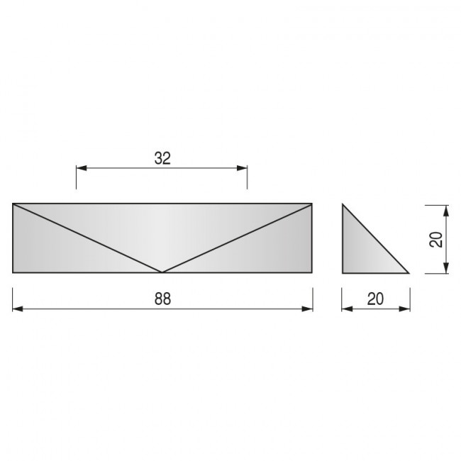 TIRADOR DE MUEBLE KARES. ZAMAK - VIEFE