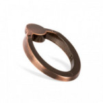 HOLE TIRADOR ZAMAK.ACABADOS CROMO Y BRONCE