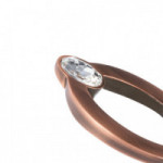 HOLE TIRADOR ZAMAK.ACABADOS CROMO Y BRONCE