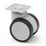 RUEDA GIRATORIA DUNCAN Ø50 H64 PLÁSTICO GRIS SIN FRENO RUEDA GIRATORIA DUNCAN Ø50 H64 PLÁSTICO GRIS SIN FRENO