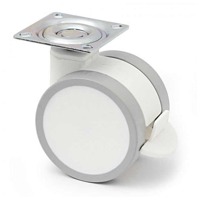 RUEDA GIRATORIA DUNCAN ø75 H96 BLANCO RUEDA GIRATORIA DUNCAN ø75 H96 BLANCO