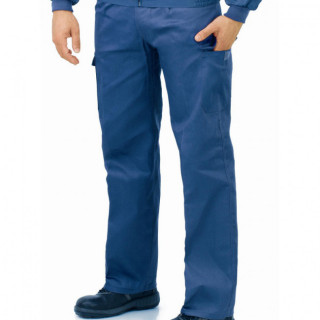 PANTALÓN LIGERO MULTIBOLSILLO. POLIÉSTER-ALGODÓN. CREMALLERA. TRABAJO 2
