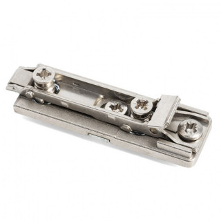BASE RECTA ZAMAK CLIP 3 REGULACIONES H0 CON TORNILLO EURO BAPGR09 2