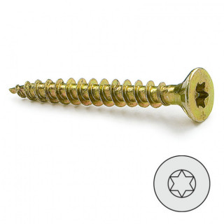 TORNILLO ROSCA MADERA CABEZA PLANA TORX 2