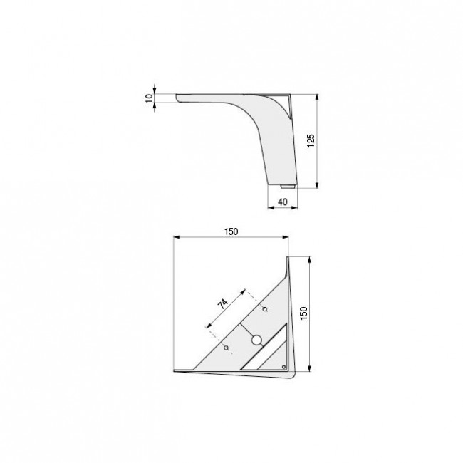 PATA METÁLICA VITAL H125