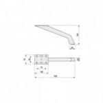 PATA METÁLICA MODELO PUNT H150