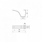 PATA METÁLICA MODELO VISTO H100