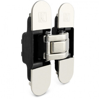 BISAGRA INVISIBLE K-8000 PARA PUERTAS DE PASO APERTURA 180º 60KG. TRIPLE REGULACIÓN 3D 2