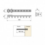 ERGO EX PORTACINTURÓN EXTRAÍBLE. 8 GANCHOS. ELEGIR COLOR.
