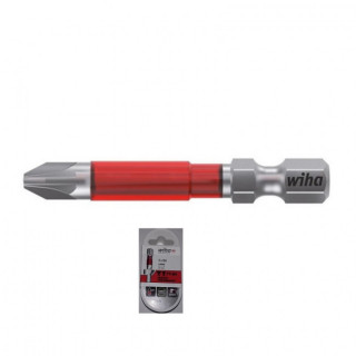 CAJA DE 5 PUNTAS ATORNILLAR MANGO 1/4" TORSION UV ROJA WIHA PZ 49mm 2