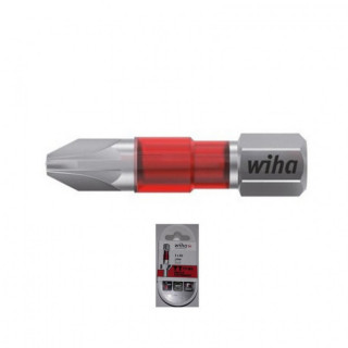 CAJA DE 5 PUNTAS ATORNILLAR MANGO 1/4" TORSION UV ROJA WIHA PZ 29mm 2