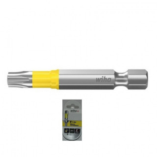 CAJA DE 5 PUNTAS ATORNILLAR MANGO 1/4" TORSION UV AMARILLA WIHA TORX 50mm 2