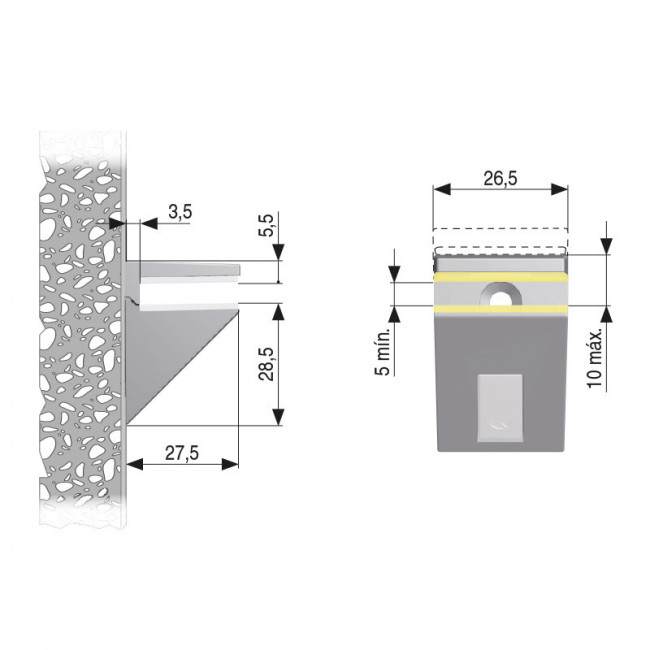 SOPORTE ESTANTE MINI KALABRONE - ITALIANA FERRAMENTA