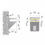 SOPORTE ESTANTE MINI KALABRONE. ELEGIR ACABADO.