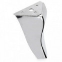 PATA METÁLICA ISELA ISELA. ACERO. CROMO. SOPORTE PARA MOBILIARIO. PLACA SUPERIOR. ALTURA 120MM - Q&Q