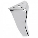 PATA METÁLICA ISELA ISELA. ACERO. CROMO. SOPORTE PARA MOBILIARIO. PLACA SUPERIOR. ALTURA 120MM - Q&Q