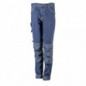 PANTALON VAQUERO DE TRABAJOISSA STRETCH JEANS MINER REFORZADO TALLA S-XXL