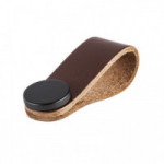 TIRADOR COLGANTE -ZAMAK. PARA MUEBLE - VIEFE ACABADO BEIGE - CROMO DIST. AGUJERO COLGANTE 22X70