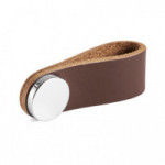 TIRADOR COLGANTE -ZAMAK. PARA MUEBLE - VIEFE ACABADO BEIGE - CROMO DIST. AGUJERO COLGANTE 22X70