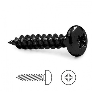 TORNILLO ROSCA MADERA CABEZA REDONDA POZIDRIV. ACERO. APLICACIÓN 2