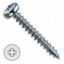 TORNILLO ROSCA MADERA. ACERO. WIROX A3J. POZIDRIV. DIN 7505 B - ABC SPAX-S