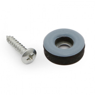 DESLIZANTE PTFE CON TORNILLO CRATE. ACABADO GRIS. DIÁMETRO 19-38MM 2