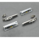 MECANISMO ELEVABLE ASCENDENTE. HIERRO-ZAMAK. ZINCADO. PARA ARMARIO SUPERIOR. CIERRE AMORTIGUADO - SALICE