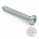 TORNILLO ROSCA METAL DIN 7981 ZINCADO